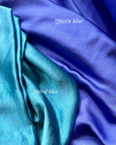 STRAP JUNE DRESS PETROL BLUE SATIN/MORE COLOURS