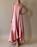 FRIDA DRESS LIGHT CORAL SATIN/MORE COLOURS