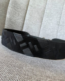 GEOMETRIC WRAPBELT BLACK