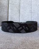 GEOMETRIC WRAPBELT BLACK