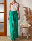 GAIA TOP WHITE SATIN