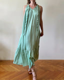 LONG SLEEVELESS RUBY DRESS MINT GREEN