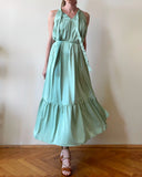 LONG SLEEVELESS RUBY DRESS MINT GREEN