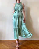 LONG SLEEVELESS RUBY DRESS MINT GREEN