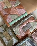 QUILT MOSAIC ZIPPER BACKPACK/TOTEBAG 1.