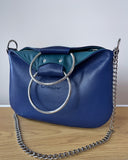 MINI O-RING BAG ROYAL BLUE EMERALD