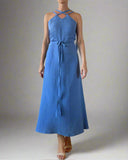 DAPHNE DRESS DOUBLE GAUZE/MARINA/MORE COLOURS