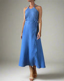 DAPHNE DRESS DOUBLE GAUZE/MARINA/MORE COLOURS