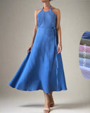 DAPHNE DRESS DOUBLE GAUZE/MARINA/MORE COLOURS