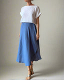 CROPPED AYA TOP DOUBLE GAUZE/WHITE/MORE COLOURS