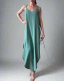 STRAP JUNE DRESS NEW OLIVE