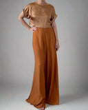 PALAZZO PANTS RUST/ MORE COLOURS