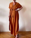 ANNE DRESS RUST