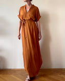 ANNE DRESS RUST