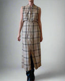 UJJATLAN BOW AVA TOP CHECKS