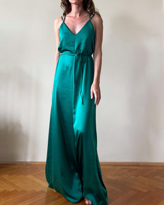 SATIN OVERALL EMERALD