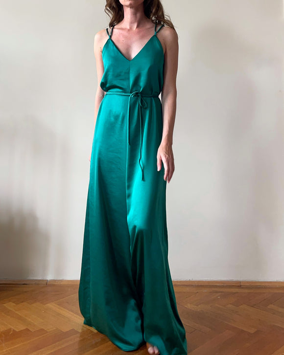 SATIN OVERALL EMERALD/MORE COLOURS