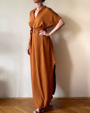 ANNE DRESS RUST