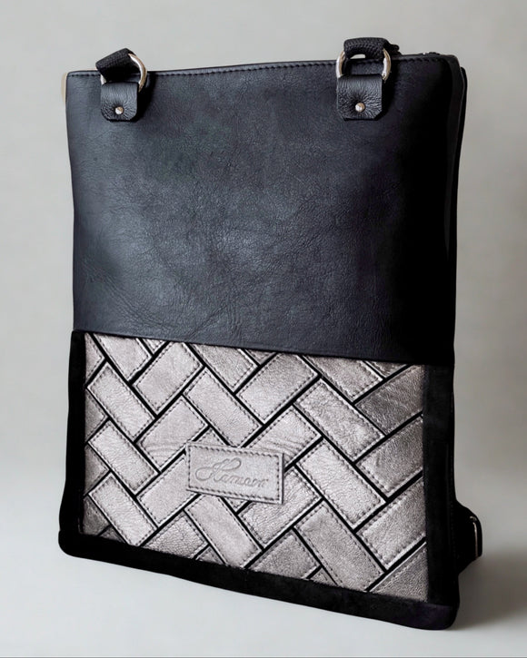 MOSAIC ZIPPER BACKPACK/TOTEBAG COL21