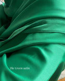 BOW ASHA TOP QUEEN BLUE SATIN/MORE COLOURS