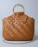 FULL WOVEN CINNAMON MINI O-RING BAG