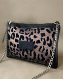 CROSSBODY BAG BLACK LEOPARD