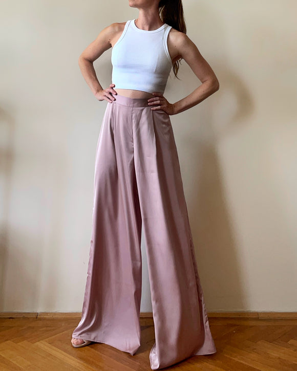 PALAZZO PANTS BLUSH