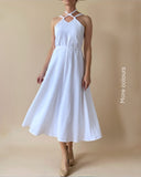 DAPHNE DRESS DOUBLE GAUZE/WHITE/MORE COLOURS