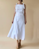 DAPHNE DRESS DOUBLE GAUZE/WHITE/MORE COLOURS
