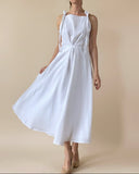 DAPHNE DRESS DOUBLE GAUZE/WHITE/MORE COLOURS