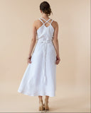 DAPHNE DRESS DOUBLE GAUZE/WHITE/MORE COLOURS