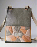 QUILT MOSAIC ZIPPER BACKPACK/TOTEBAG 2.