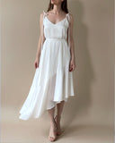 CALYPSO DRESS WHITE/MORE TEXTURES
