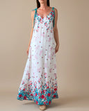 IRIS DRESS RED FLOWERS