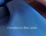 WRAPSKIRT BLACK SATIN AND CHECKS