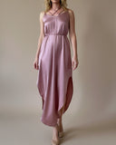 STRAP JUNE DRESS PEONY PINK SATIN/MORE COLOURS