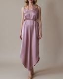 STRAP JUNE DRESS PEONY PINK SATIN/MORE COLOURS