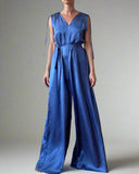ATHENE OVERALL CORNFLOWER BLUE SATIN/MORE COLOURS