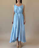 FRIDA DRESS BABYBLUE SATIN/MORE COLOURS