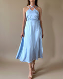 DAPHNE DRESS BABYBLUE SATIN/MORE COLOURS