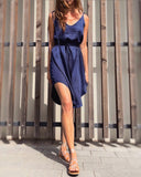SATIN PETIT JUNE-DRESS NAVY BLUE/MORE COLOURS
