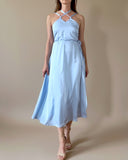 DAPHNE DRESS BABYBLUE SATIN/MORE COLOURS