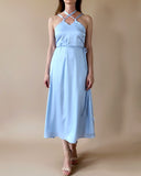 DAPHNE DRESS BABYBLUE SATIN/MORE COLOURS