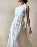 JULY DRESS OFF-WHITE JAQUARD