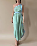 REVERSIBLE GAIA DRESS BABYBLUE-MINT
