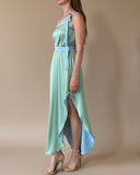 REVERSIBLE GAIA DRESS BABYBLUE-MINT