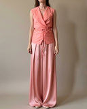 PALAZZO PANTS LIGHT CORAL/MORE COLOURS