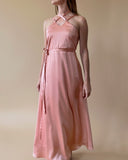 DAPHNE DRESS LIGHT CORAL SATIN/MORE COLOURS