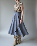 WRAPSKIRT GREY