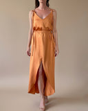 COLOURBLOCK FLORA DRESS PEACH